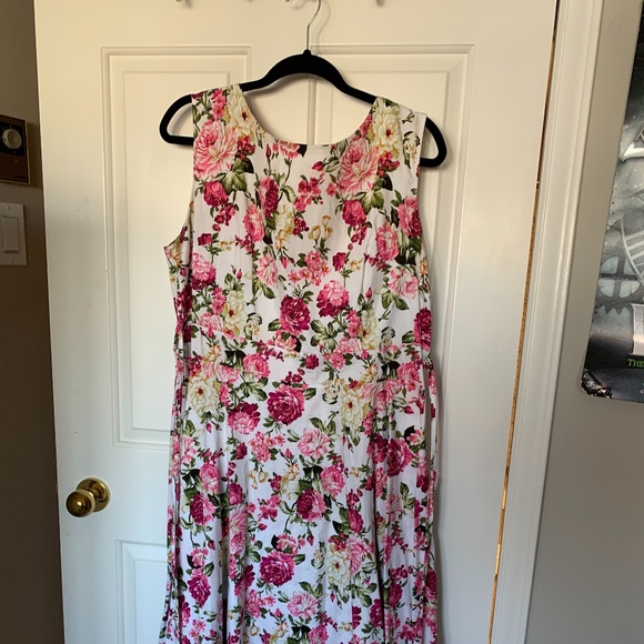 Owin Women Vintage 1950's Floral Spring Rockabilly - Picture 1 of 3